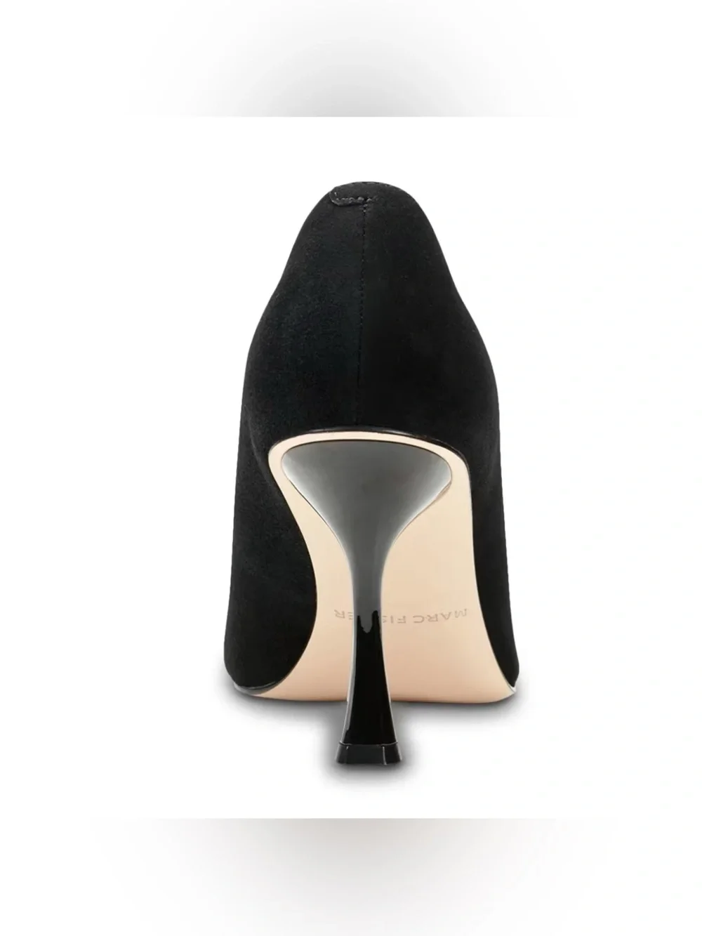 Marc Fisher Black Pointed-Toe Stiletto Pump